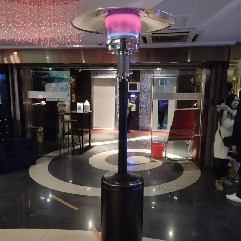 Modern Glass Heaters For Garden Supplie Outdoor Fire Fireplace Umbrella  Mobile Winter Commercial Restaurant Indoor Heating Stove