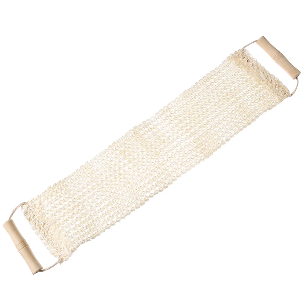 

Back Scrubber Handles Bath Shower Towel Washcloth Body Skin Exfoliator Lotion Applicator Dry Brush