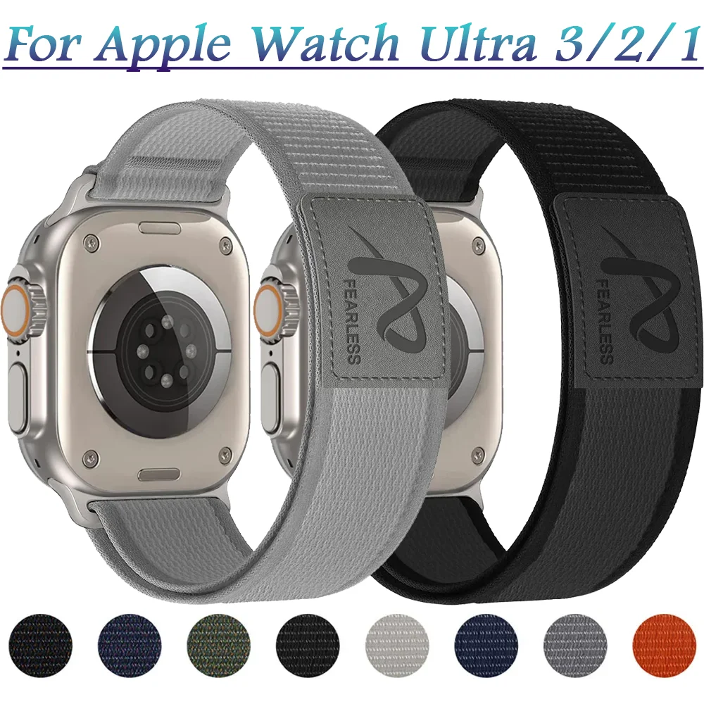 Trail+ Premium Leather Strap with Nylon Accents