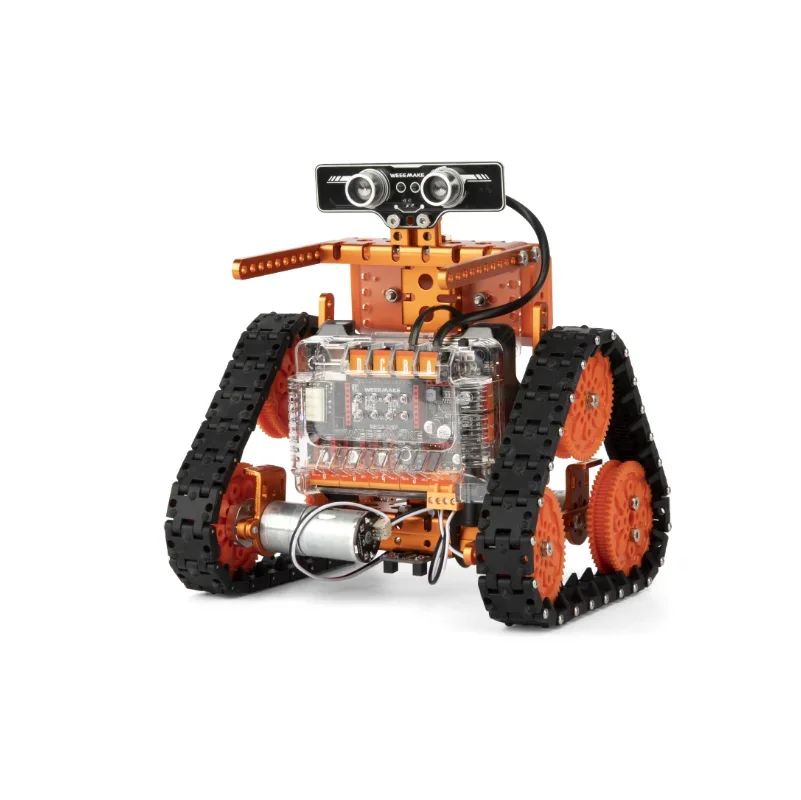 Wiring Electronic Remote Control Robot Toy Metal Assembly Programmable Educational DIY STEM Robotic Kit educational toy useful experiment assembly toy kit diy assembly toy kit interactive for kids