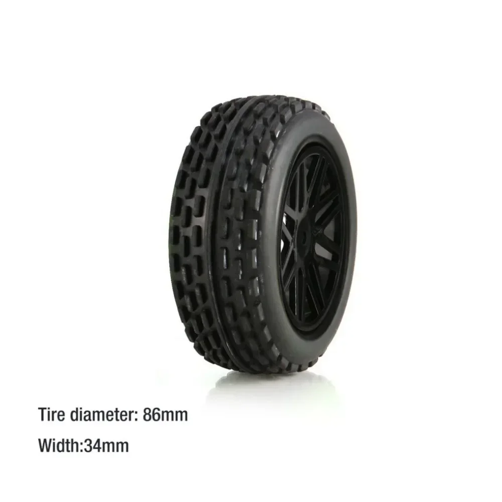 4Pcs 86mm Tires Wheel Tyre for Wltoys 144001 124019 104001 RC Car Upgrade Parts 1/10 1/12 1/14 Scale Off Road Buggy