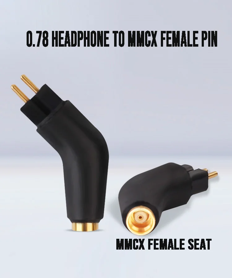3.5mm3極 ×2 - MMCX メス  変換アダプタ Zephone MMCX メスアダプター - 0.78mm 2 ピン、A2DC、QDC、3.5