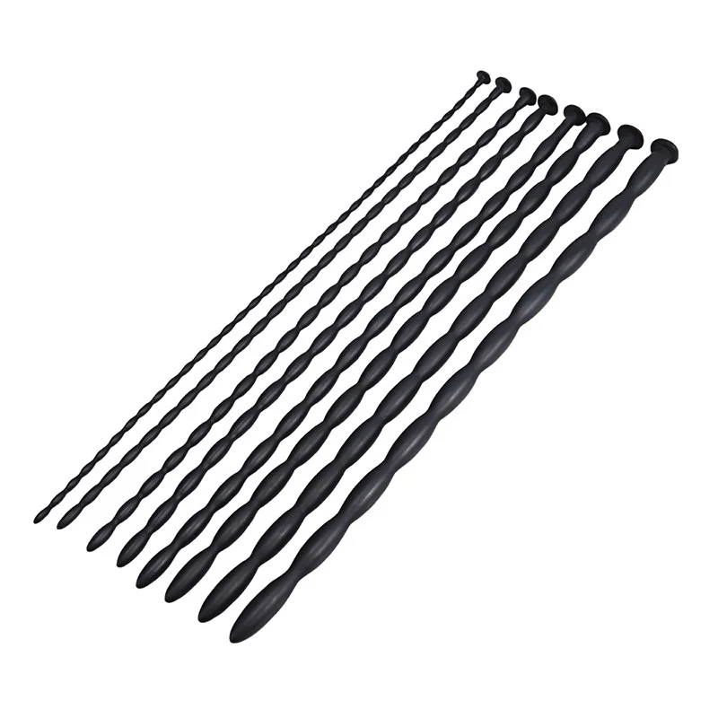 Dilatateur de cathéter urétral en Silicone, Stimulation des yeux de cheval, Masturbation, jeu pour adultes, jouets sexuels pour hommes, prise sonore Gay_voghion.com