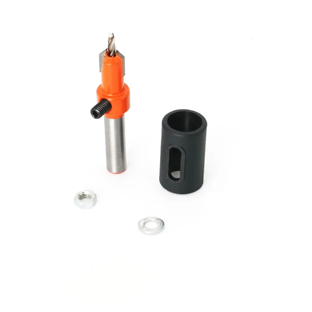 

Countersink Drill Bit For Drilling Counterbore Stopper Self Tapping Screw Taper Woodworking Round Shank Alloy Steel Tool Parts