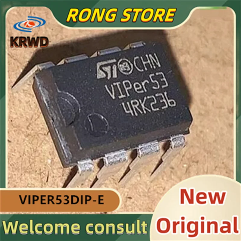 

VIPER53E VIPER53 Новый и оригинальный чип IC DIP-8 UC3843BNG UC3843BN UC3843B UC3843 3843, 5 шт.