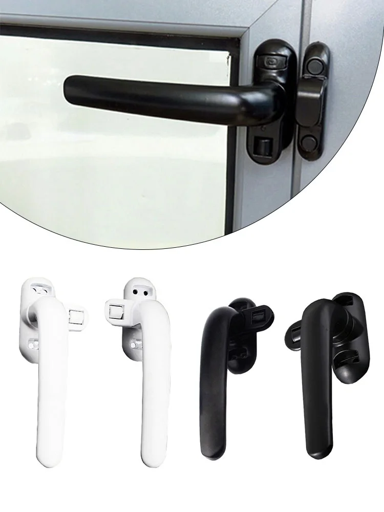 Description Picture 2 of itemWindow Handles With Lock Handle Aluminum Alloy Door Handle Anti-Theft Locks Buckle Casement Locking Handle For Door Window