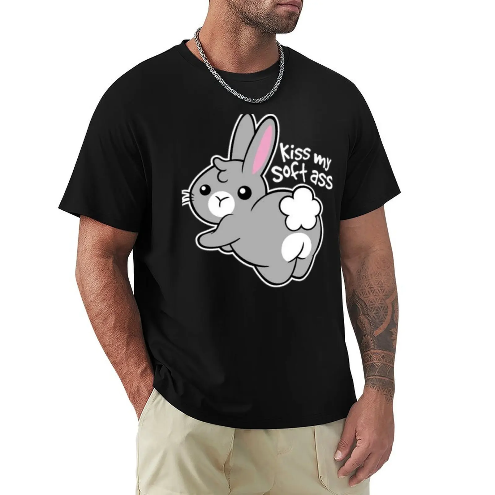 

Kiss my soft ass T-Shirt graphics customs mens funny t shirts