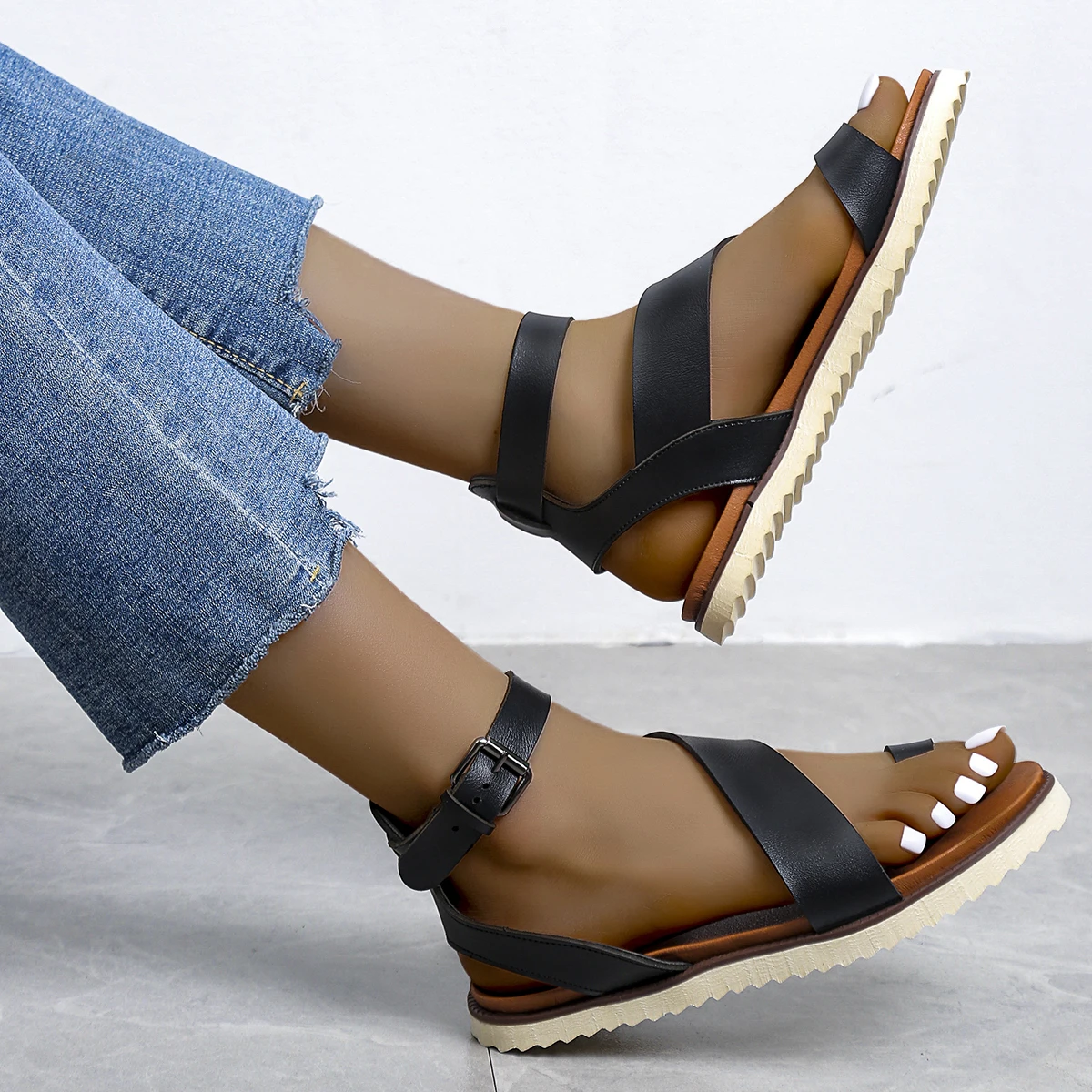 Discover more than 196 female flat sandals