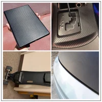 2D 3D 4D 5D 6D Gloss Carbon Fiber Vinyl Wrap Film Air Release Waterproof Sunscreen Fit For Car Motorcycle Laptop Phone Cover DIY 3