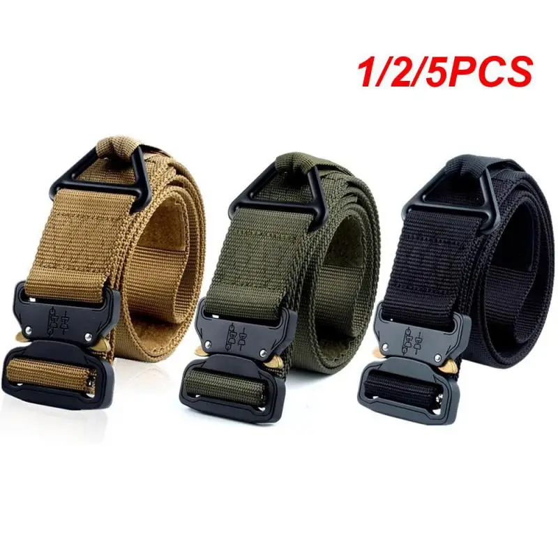 

1/2/5PCS 1.75 Inch CQB Quick Release Tactical Belt Riggers Airsoft IG-BT3403 Men outdoor belts nylon black green brown