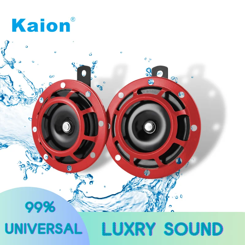 KAION Электрический большой диск Универсальный громкоговоритель 130 дБ звуковой клаксон