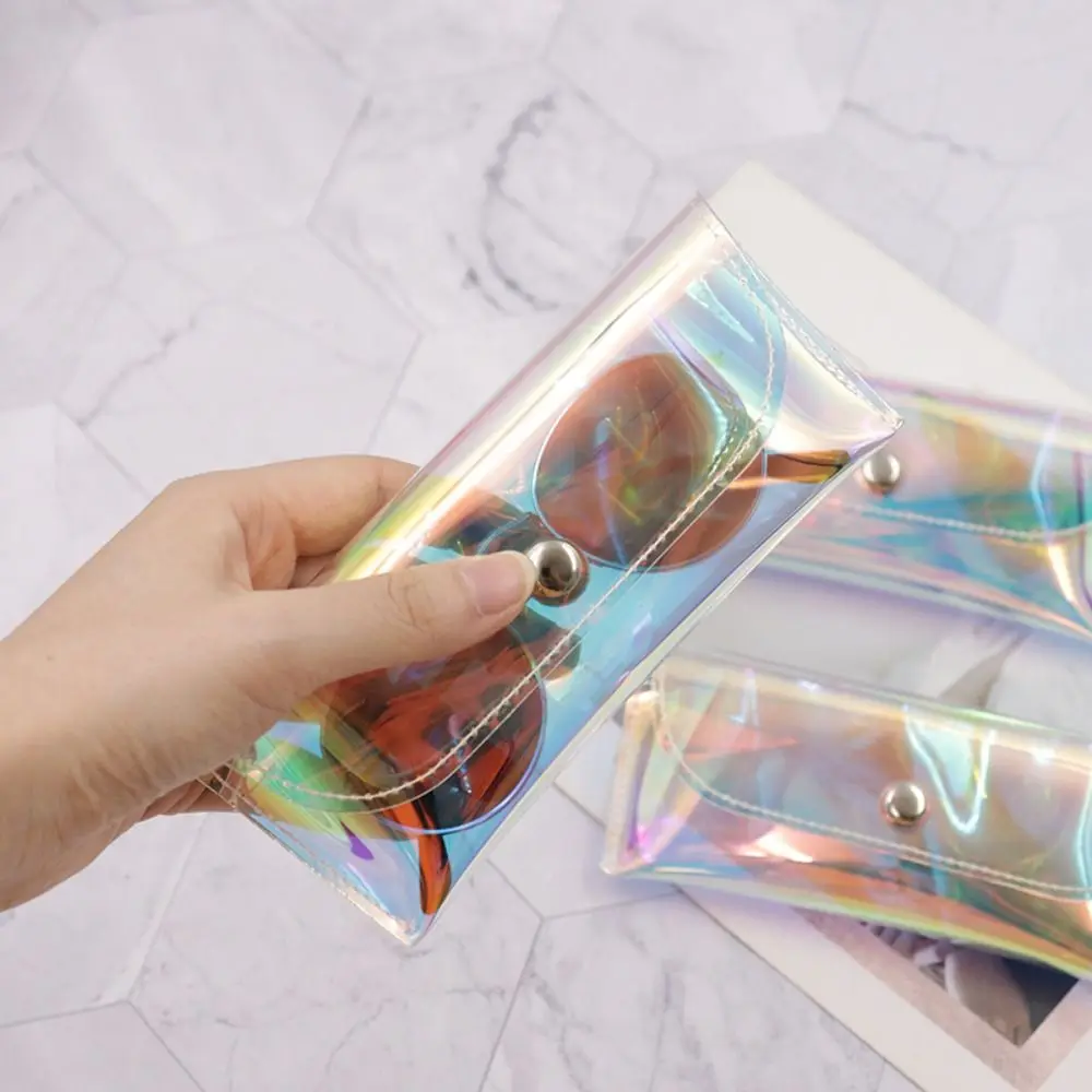 

PVC Sun Glasses Pouch Fashion Colorful Eyewear Reading Glasses Box Accessories Waterproof Eyewear Storage Bags