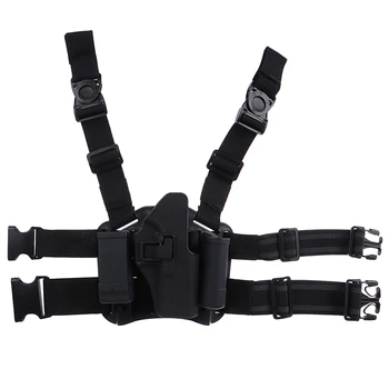 Military Holster Tactical Glcok Right Hand Belt Gun Holster Drop Leg Paddle Belt& Leg Hand Holster 1