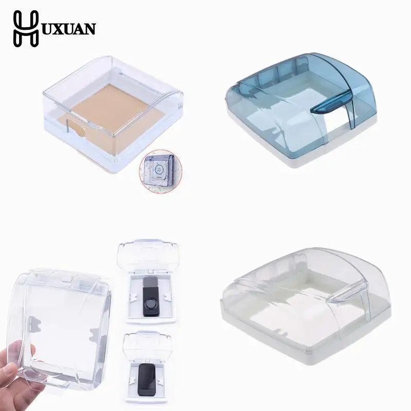 Wireless doorbell wireless doorbell cover waterproof cover for wireless doorbell smart door bell ring chime button transmitter launchers heavy rain snow