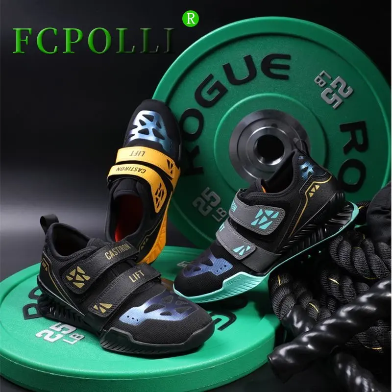 

2023 New Men Squat Hard Pull Shoes Breathable Sport Shoes Women Brand Designer Weight Lifting training Unisex Squat Shoes Men