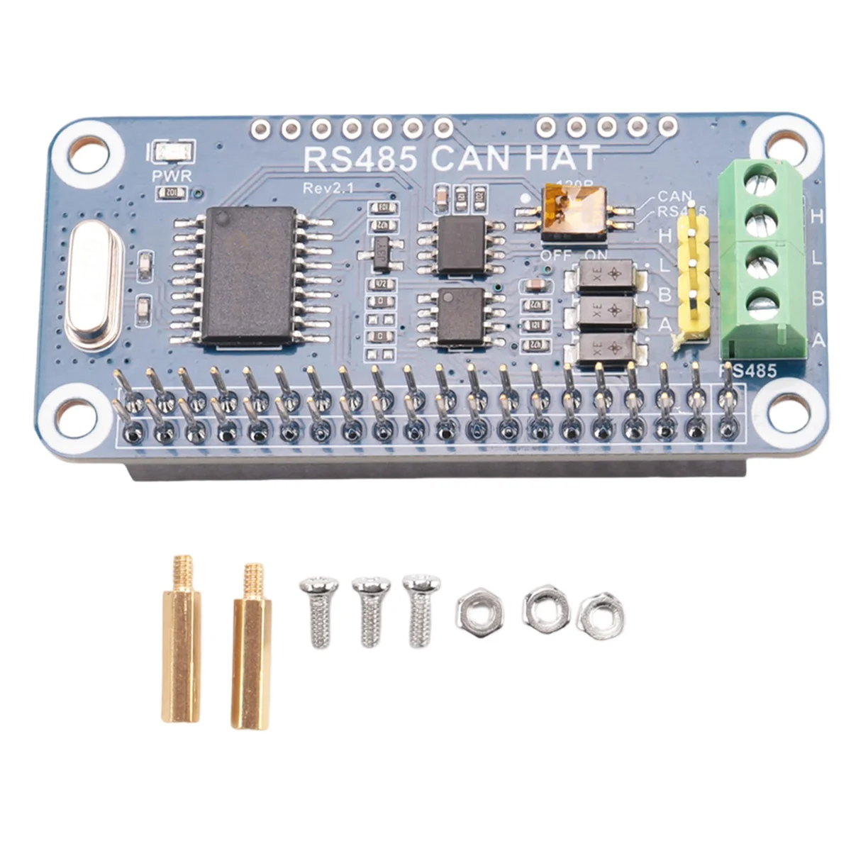 Waveshare Rs485 Can Hat Per Raspberry Pi Consente Una Comunicazione Stabile A Lunga Distanza Supporta Le Schede Della Serie Raspberry Pi