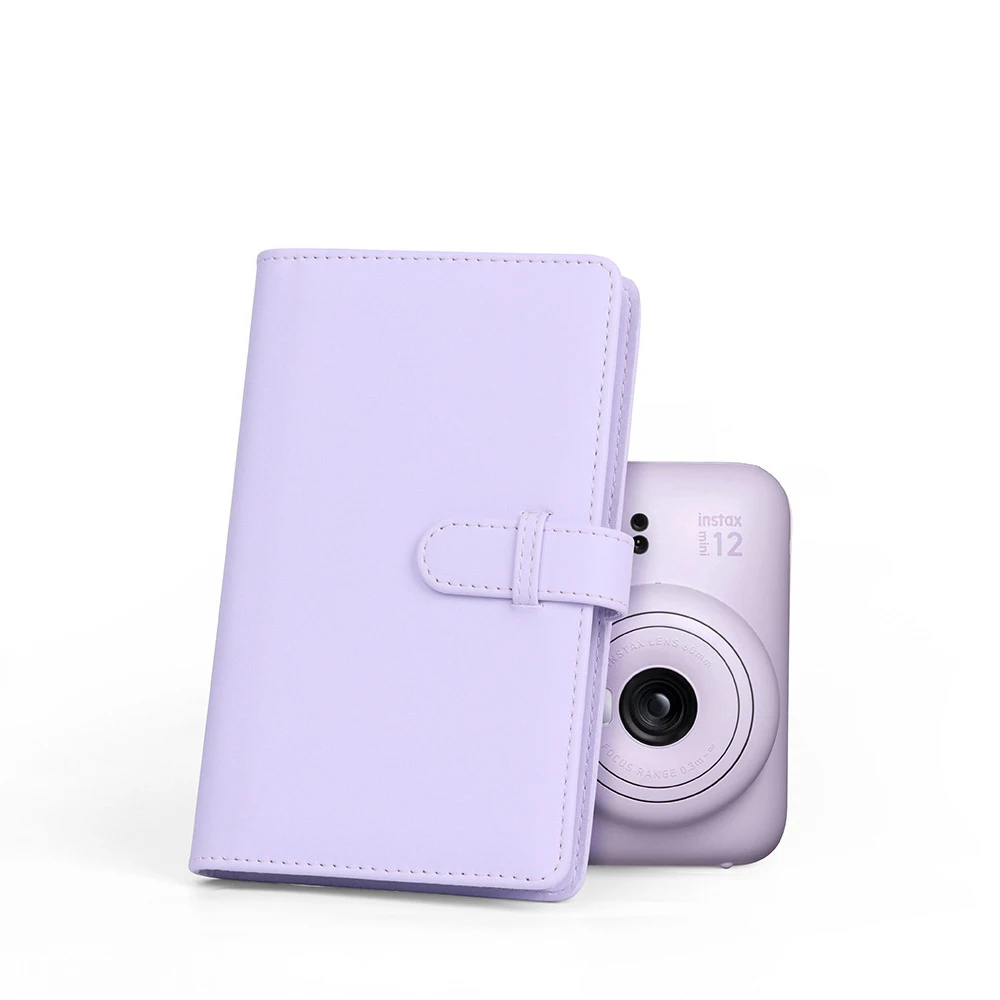 108 Sheets Portable 3 inch Photo Album for Fujifilm Instax Mini 12 for Collection Green Pink Ticket Card Collection Book