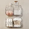 Multi-functional Makeup Organizer with Glacier Patterns: Perfect for Bathroom Storage without Drilling Holes 4