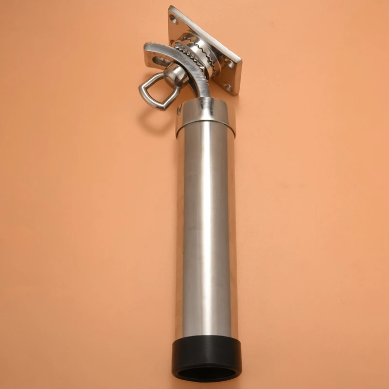 Boat Fishing Rod Holder Adjustable Fishing Rod Holder Boat Silver