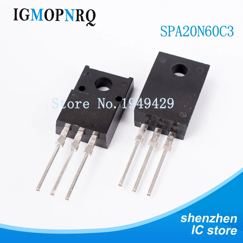 Transistor SPA20N60C3 20N60C3 TO-220F - 1 Pièce Neuve Générique