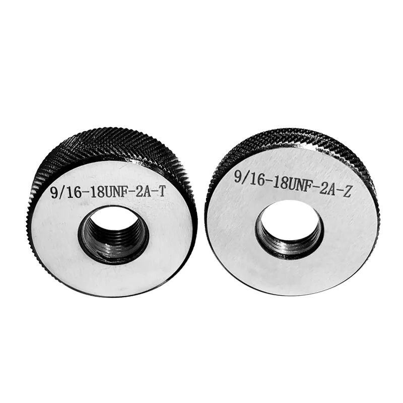 1SET(1*GO+1*NOGO) M16-M20 비표준 미터법 미세 치아 나사 링 게이지 6g 측정 도구 M16M17M18M19M20 X1.5 0.5 1.25 0.75