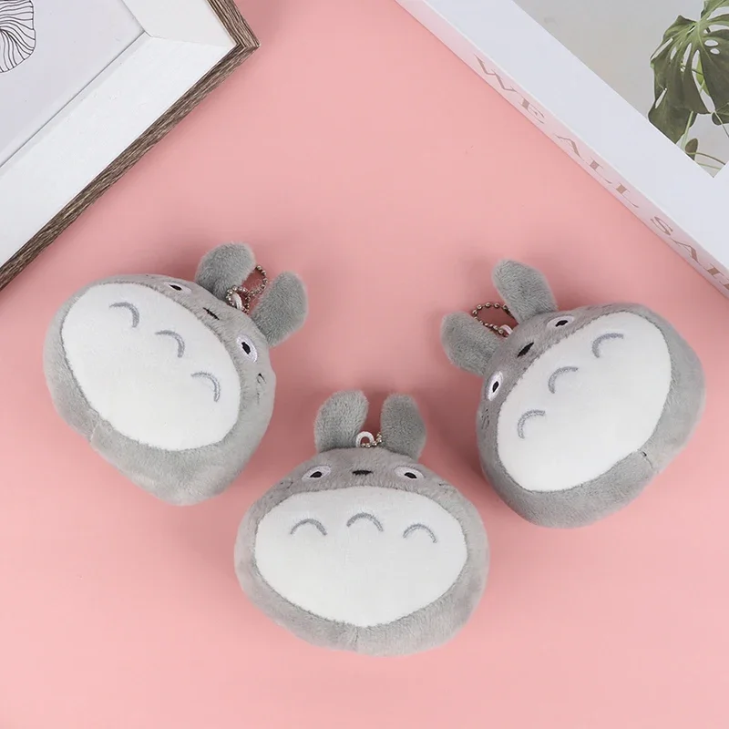 Cartoon Totoro Keychain Doll Keyring Bag Ornament Car Pendant Gift