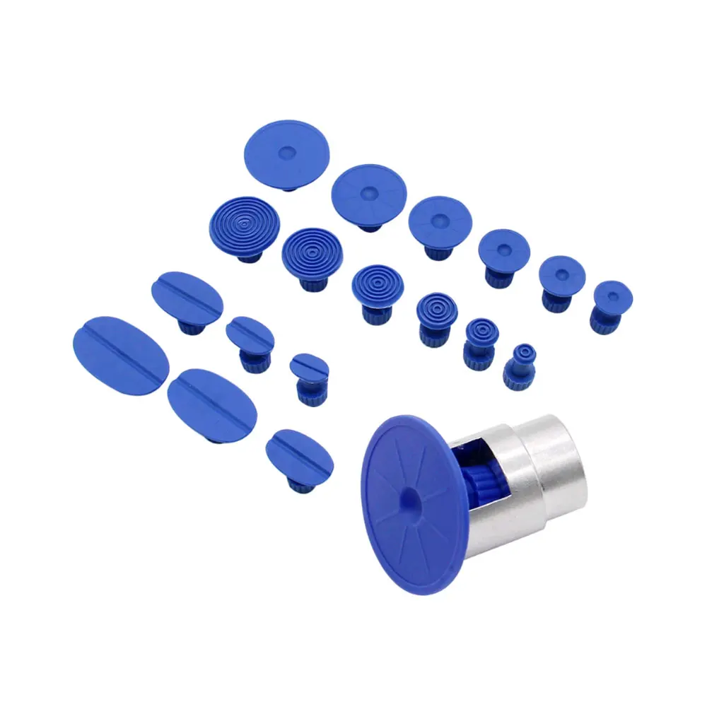 

M10/M12 Car Head Dent Repair Tools Adapter Dent Lifter Puller for Slide Hammer Pulling Tab and 18pcs Glue Tabs Car Accessories