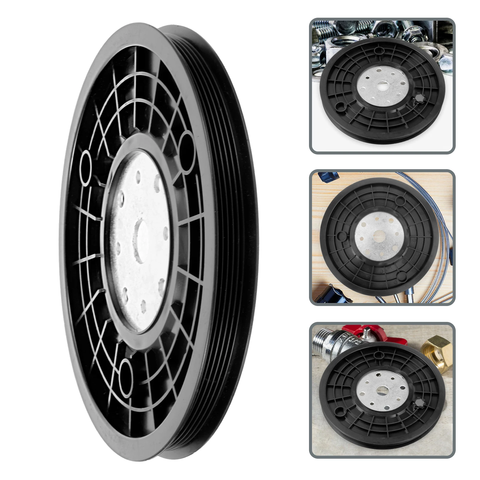 Sports Upright Belt Drive Plate Fitness Bike Accessory Exercise Part Transfer Wheel Rotate Turntable Exercise Bicycle Belt Part