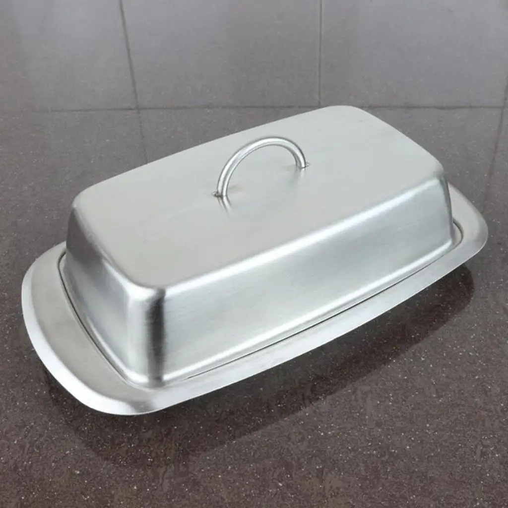Butter Dish Bread Serving Tray Stainless Steel Cake For Cake Dessert
