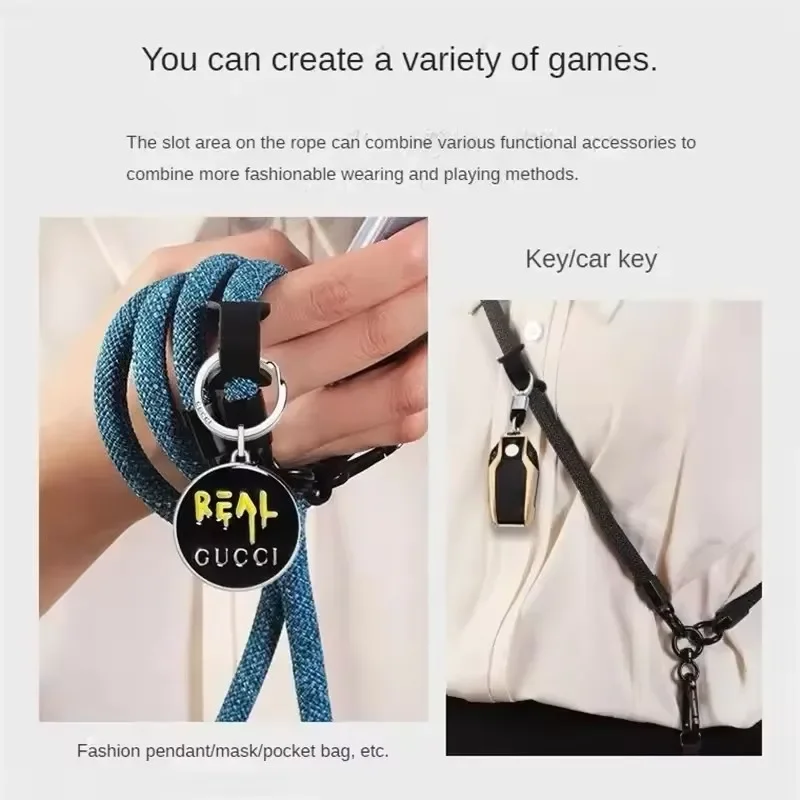Universal Detachable Crossbody Phone Lanyard with Anti-Lost Strap