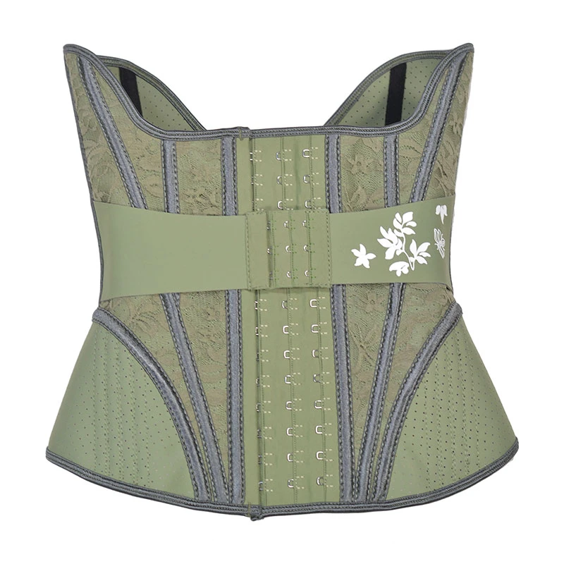 Longline Torso Women's Shapewear Strong Latex Waist Trainer Workout