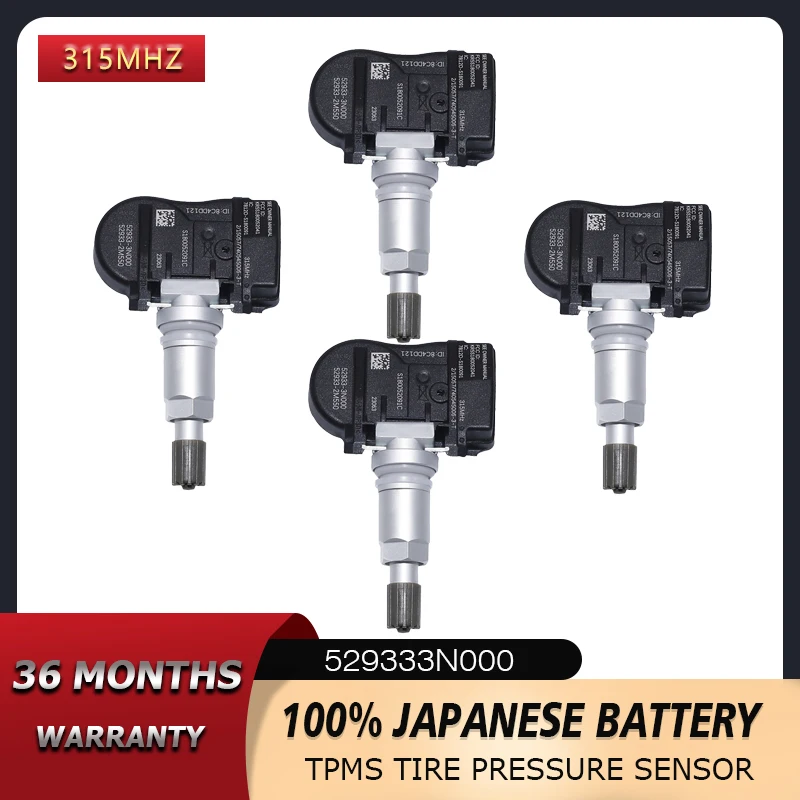 

529333N000 TPMS SENSOR For HYUNDAI ACCENT ELANTRA GT EQUUS i30 SANTA FE SPORT SONATA KIA OPTIMA RONDO Tire Pressure Monitor