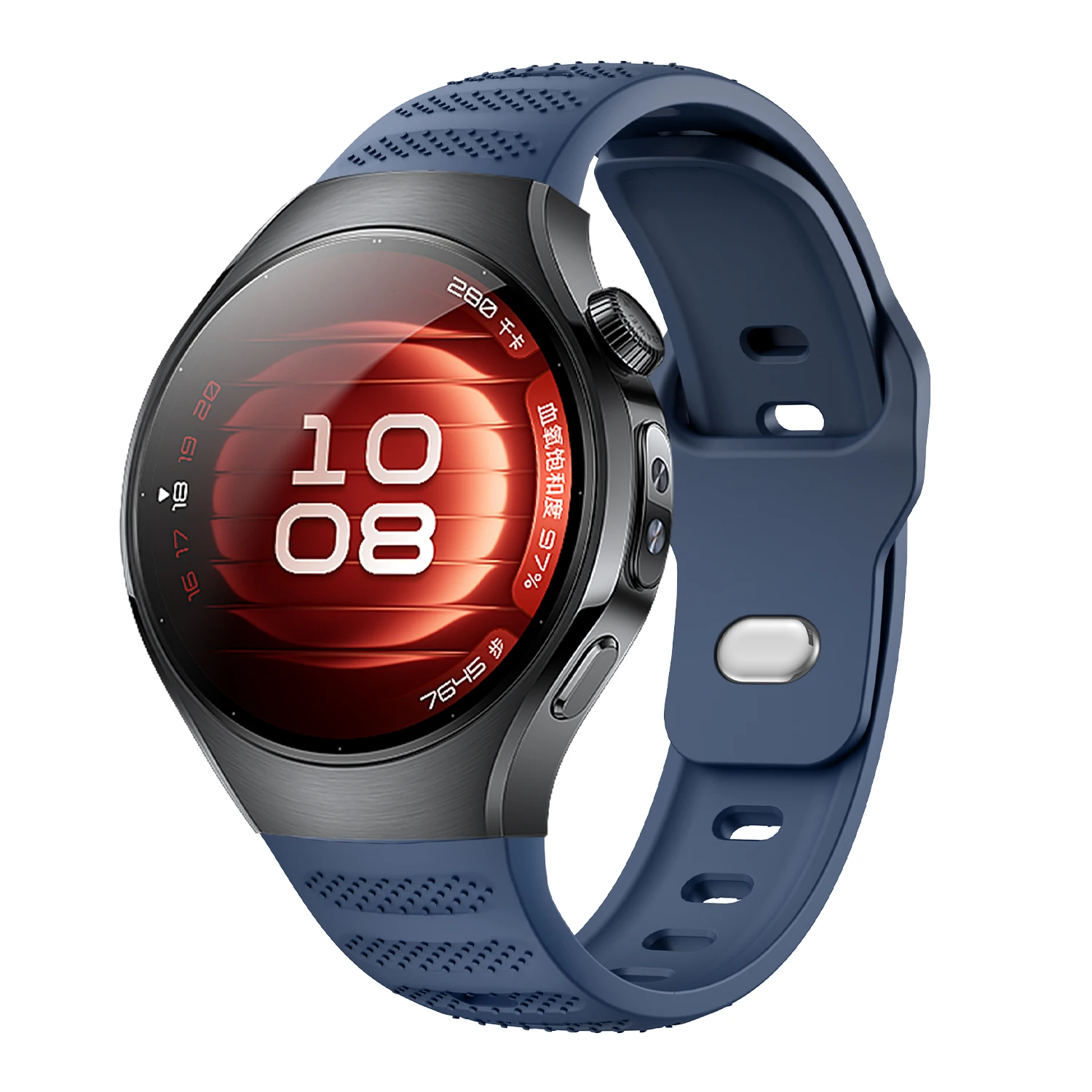 Premium No-Gap Soft Silicone Sport Watch Strap - Universal Fit