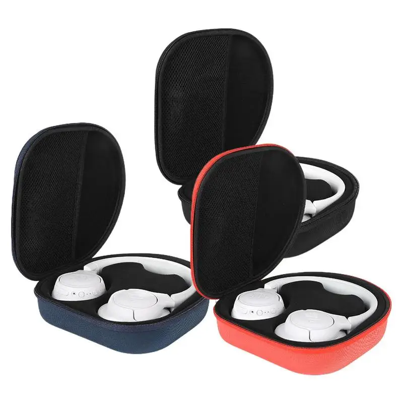 Жесткий чехол из ЭВА для беспроводных наушников JBL TUNE 760NC T750/660/710/510BT с голубыми зубьями
