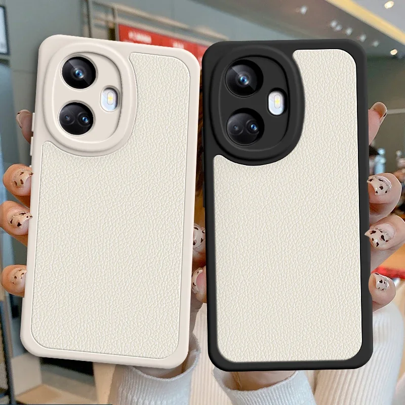 

Original Lamb Skin Texture Phone Case for OPPO Realme 10 Realme10 Pro Plus 10Pro 10S 5G Soft Shockproof Leather Sheep Back Cover