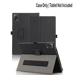 Premium Shockproof Tablet Case with Kickstand Function - Durable PU Leather Cover (Black)