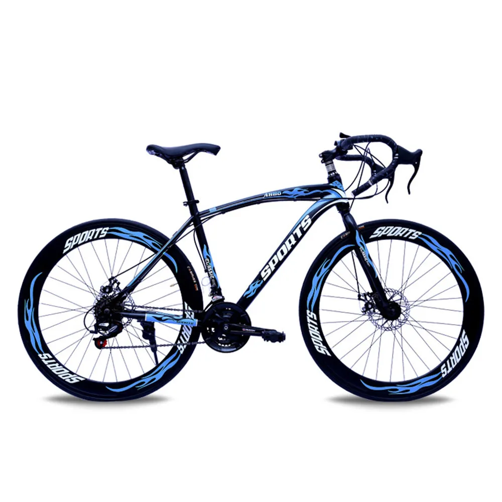 Roues Carbone 700C Frein à Disque - Avant 6 Rayons - Compatible Avec Tous Types De Vélos - Garantie 3 Ans