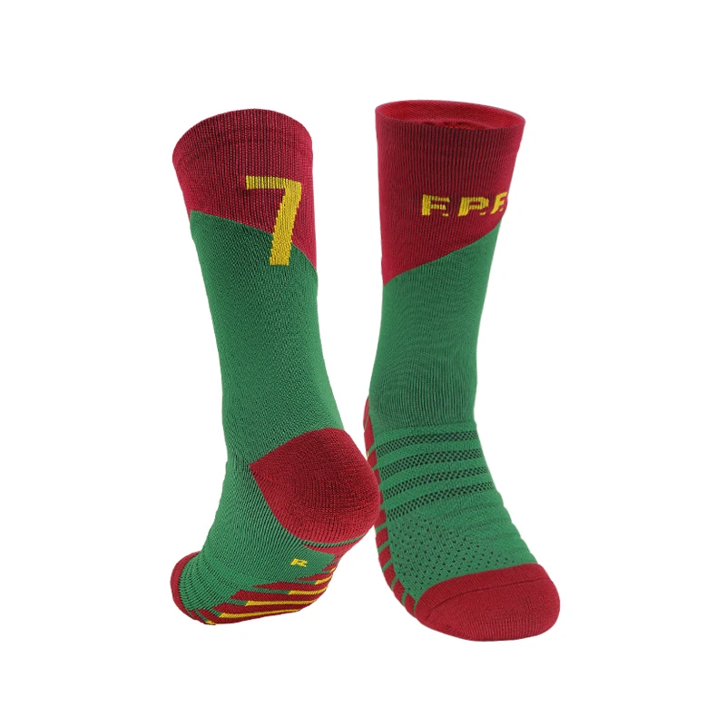 Sports Socks Number Kids Soccer 10# Star 7# Mid-tube Boys Cycling Outdoor Football