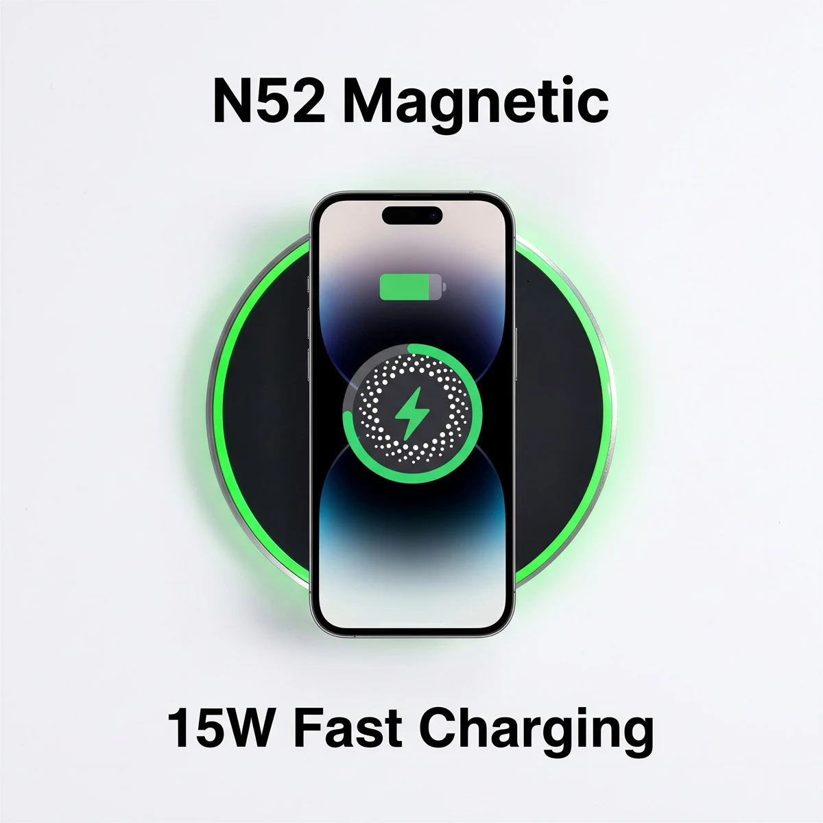 Für BMW X5 G05 2019 2020 2021-2024 Spezieller Auto-Handyhalter Kabelloses Autoladegerät Magnetische MagSafe-Halterung 360° ° Rotation – Detail 15