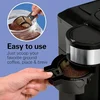 NEW NEW Hamilton Beach 2-Way 12 Cup Programmable Drip Coffee Maker & Single Serve Machine, Glass Carafe, Auto Pause and Pour 3