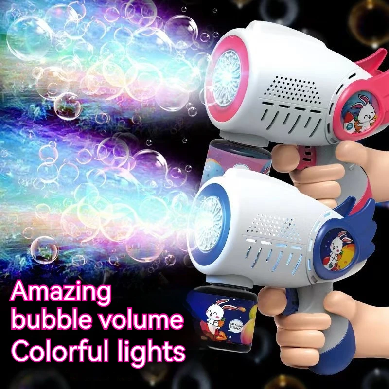 

Charging Bubble Machine Toys Children'S Fully Automatic Electric Bubble Gun With Blowing Bubble Machine Children Toys Gift