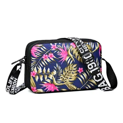 Unisex Lightweight Cross - Body Bag with Shoulder Straps (BJ8851 -Flamingo)
