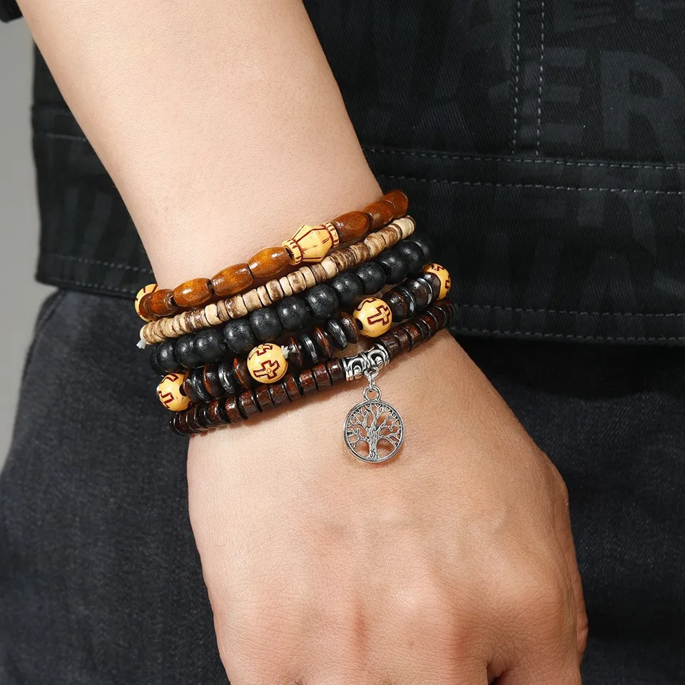 Bracelets Perles Tortue Et Arbre De Vie - Tesia Bijoux