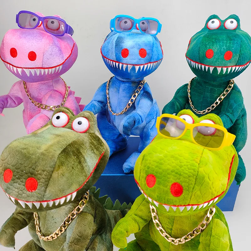 High Quality Creative Electric Plush Toys Dinosaur Singing Dancing Learning To Speak Swinging Tyrannosaurus Children's Gifts