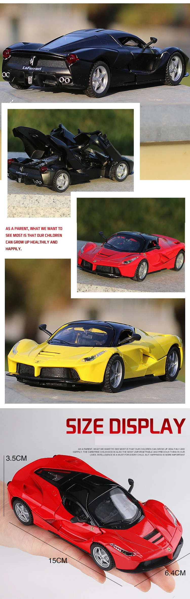 Ferrari LaFerrari ミニカー 1/32世界限定499台新品未使用 1:32 Ferrari Laferrari Alloy Sports Car Model Diecasts Metal