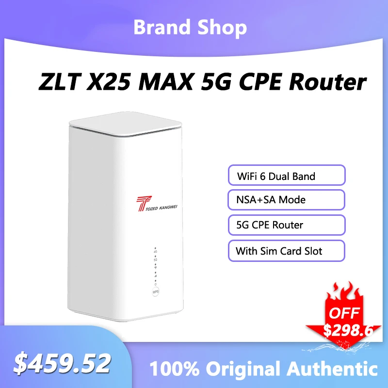 ZLTX25MAX5GCPEWirelessRouterWiFi6DualBandSignalRepeaterNSA
