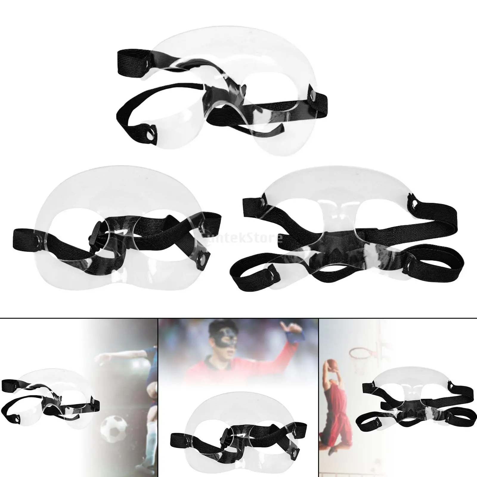 Sports Face Mask Fitness Athletic Facial Cover Football Nose Guards Face Shield for Children Teenagers Kids Women Men Wrestling