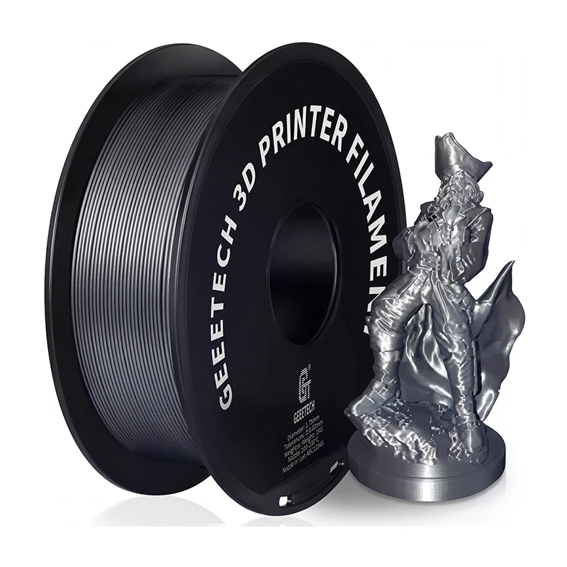 GEEETECH 1KG 순수 PETG 3D 프린터 필라멘트 1.75mm 엉킴 방지 진공 포장 고강도 다색 FDM용