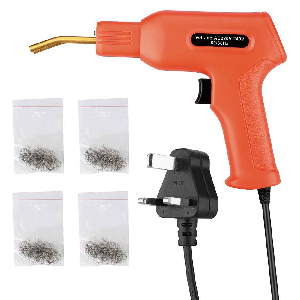 50W Plastic Welding Machine Plastic Welder 200 PCS Staples Hot Stapler Heat Gun Automobile Bumper Maintenance Tools