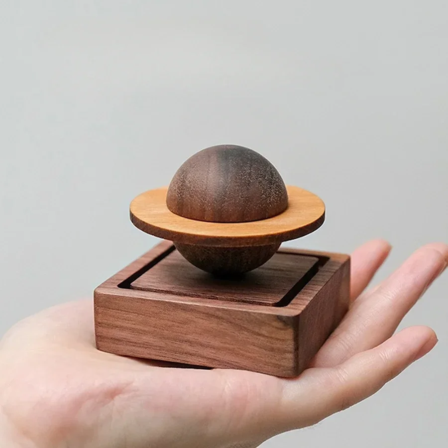 Difuser Wood Scent No Essential Oil Diffuser Jupiter Shape Home Decoration Fresh Air Present To Friend Dorm Room Essentials